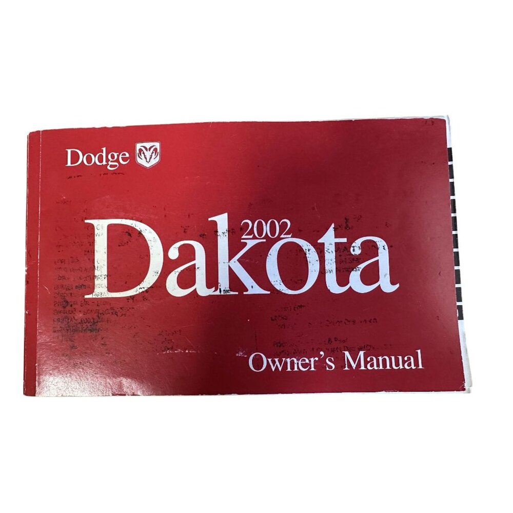 Owner's Manual 2002 Dodge Dakota Truck Automotive/Operator's Manual Paperback